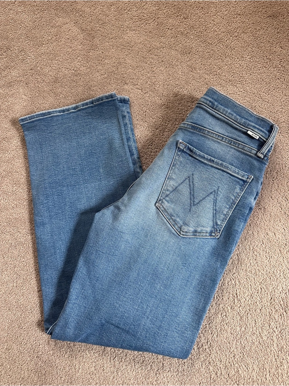MOTHER Women's The Rambler Zip Flood Ankle Jeans Size 27